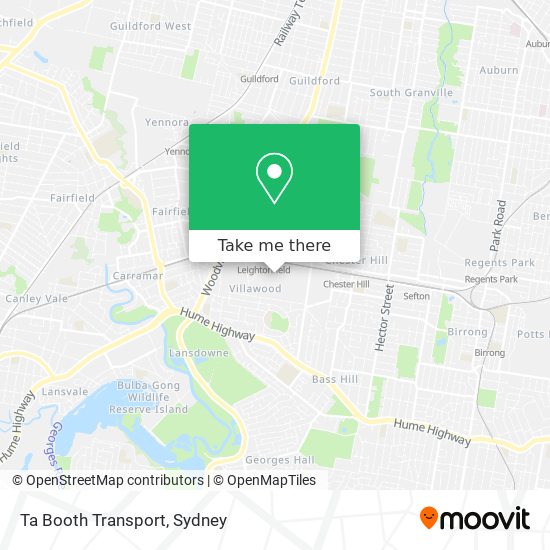 Ta Booth Transport map