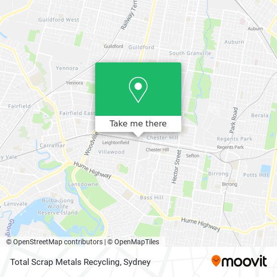 Total Scrap Metals Recycling map