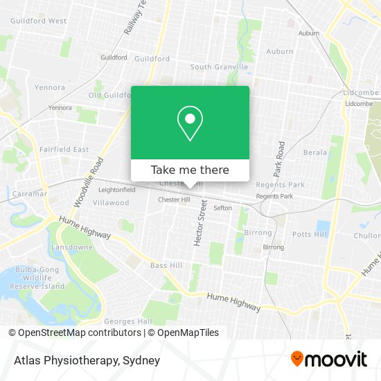 Atlas Physiotherapy map