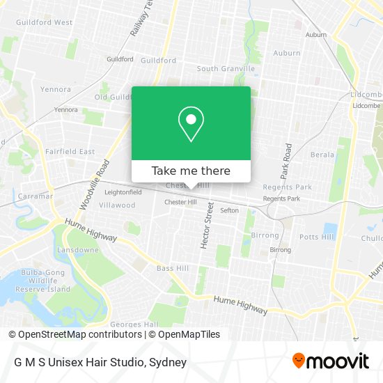 G M S Unisex Hair Studio map