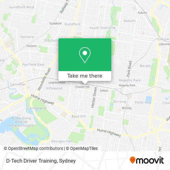 Mapa D-Tech Driver Training