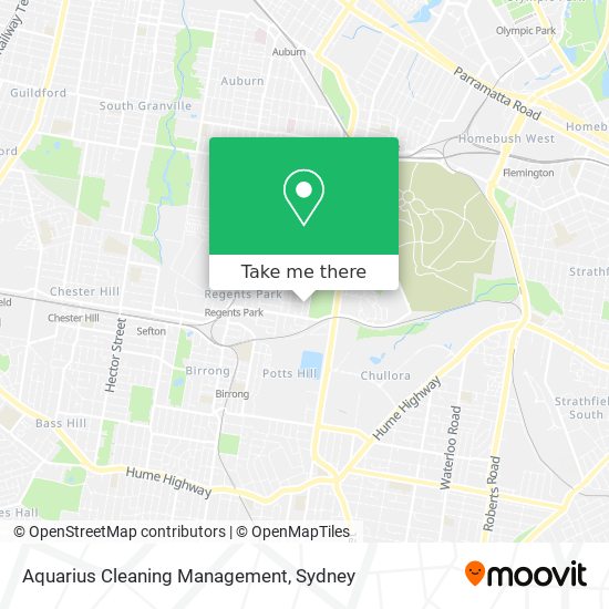 Aquarius Cleaning Management map