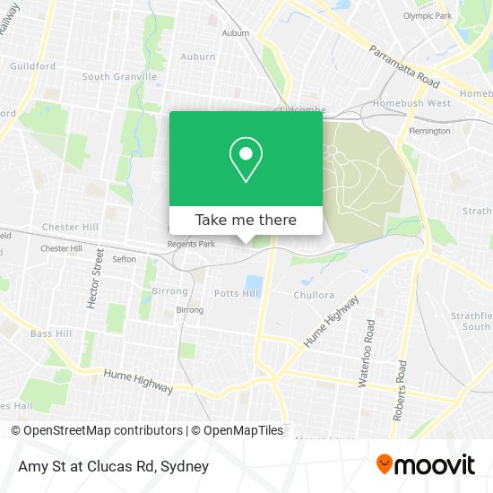 Amy St at Clucas Rd map