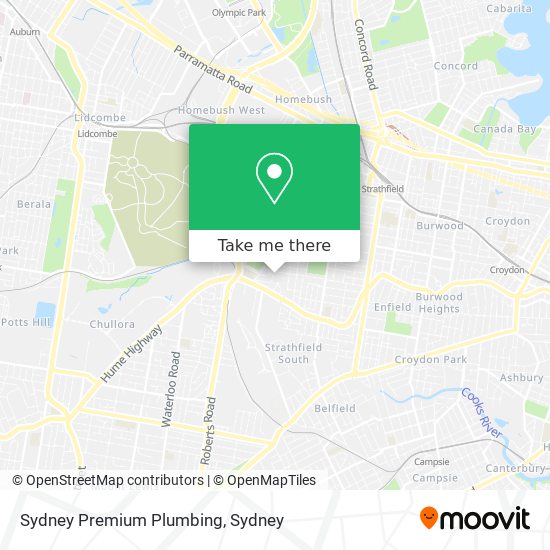 Sydney Premium Plumbing map