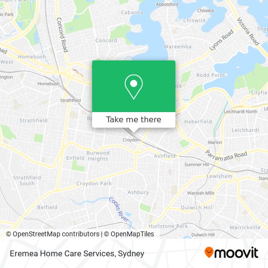 Mapa Eremea Home Care Services