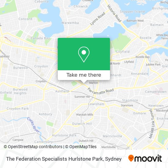 The Federation Specialists Hurlstone Park map