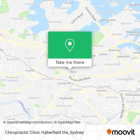 Mapa Chiropractic Clinic Haberfield the