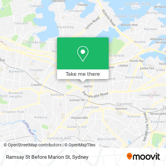 Ramsay St Before Marion St map