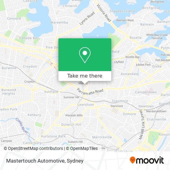 Mapa Mastertouch Automotive