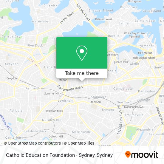 Catholic Education Foundation - Sydney map