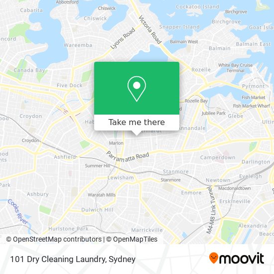 101 Dry Cleaning Laundry map