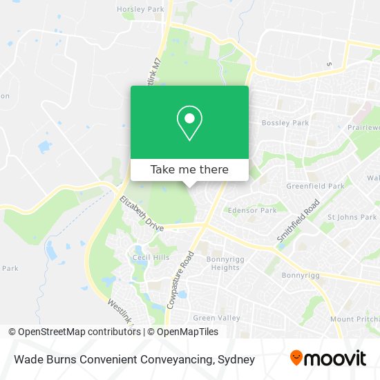 Mapa Wade Burns Convenient Conveyancing