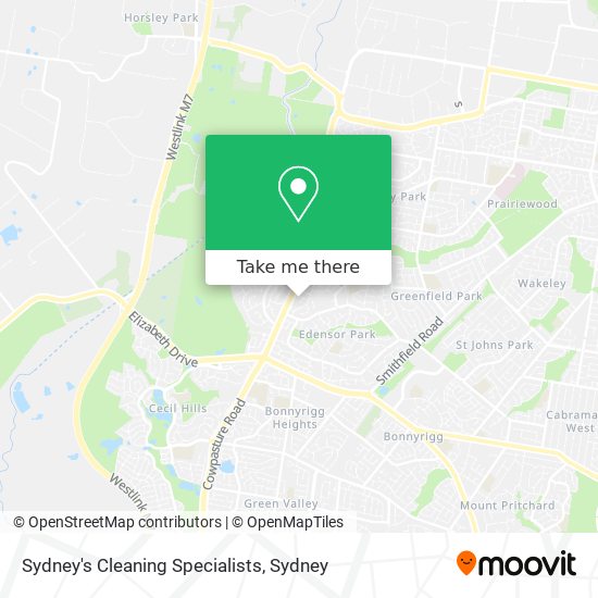 Sydney's Cleaning Specialists map