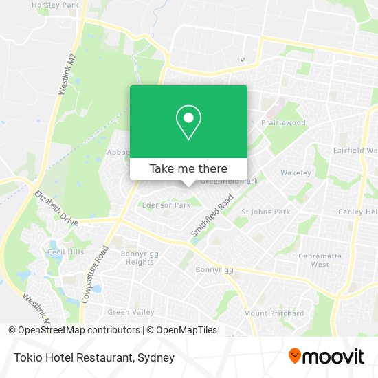 Mapa Tokio Hotel Restaurant