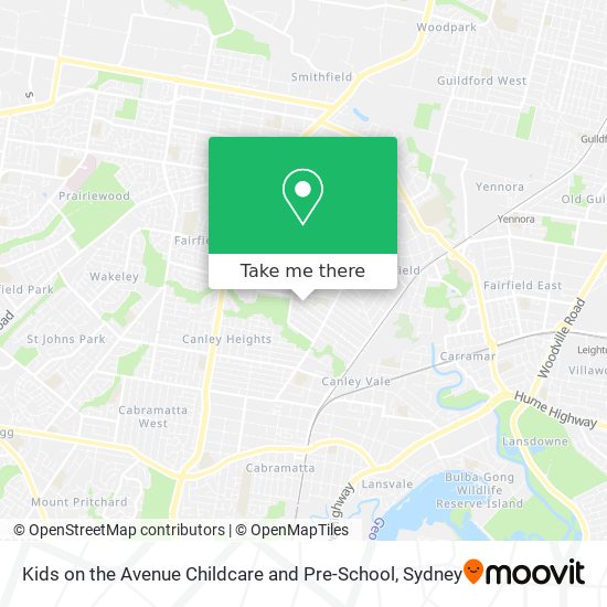 Mapa Kids on the Avenue Childcare and Pre-School