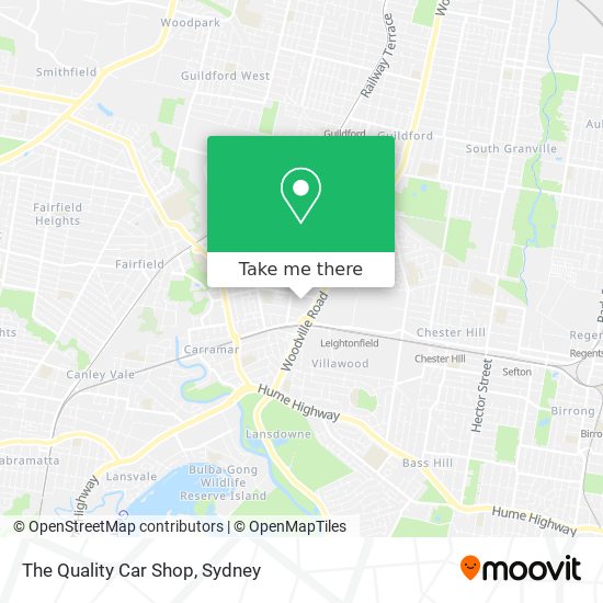 The Quality Car Shop map