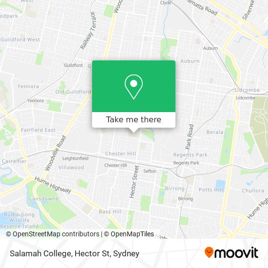 Salamah College, Hector St map