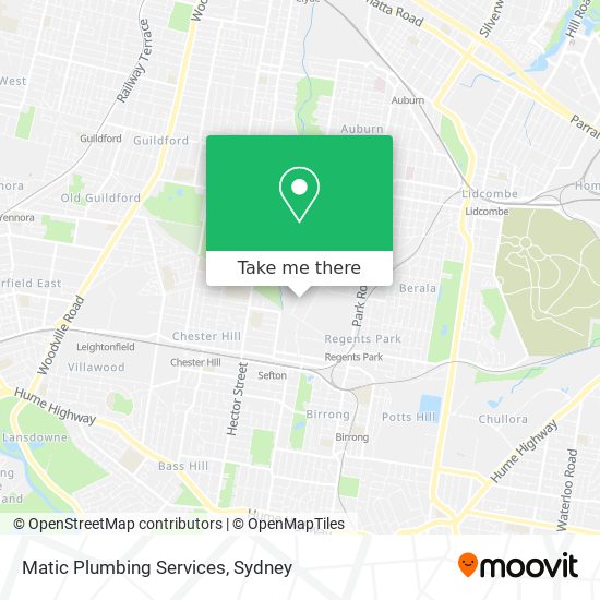 Matic Plumbing Services map