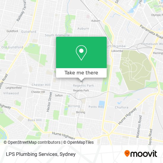 Mapa LPS Plumbing Services