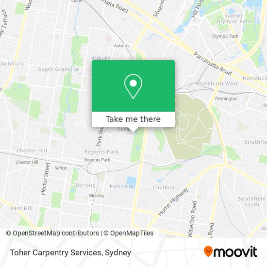 Toher Carpentry Services map