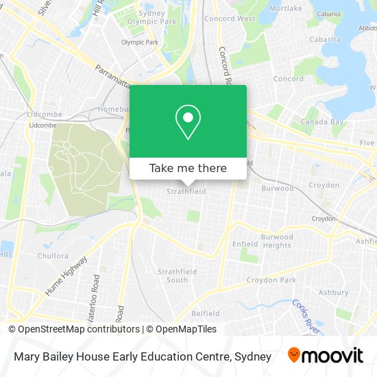 Mapa Mary Bailey House Early Education Centre