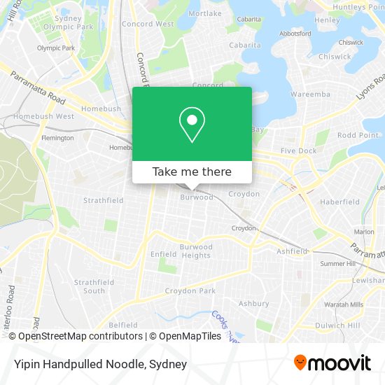 Yipin Handpulled Noodle map