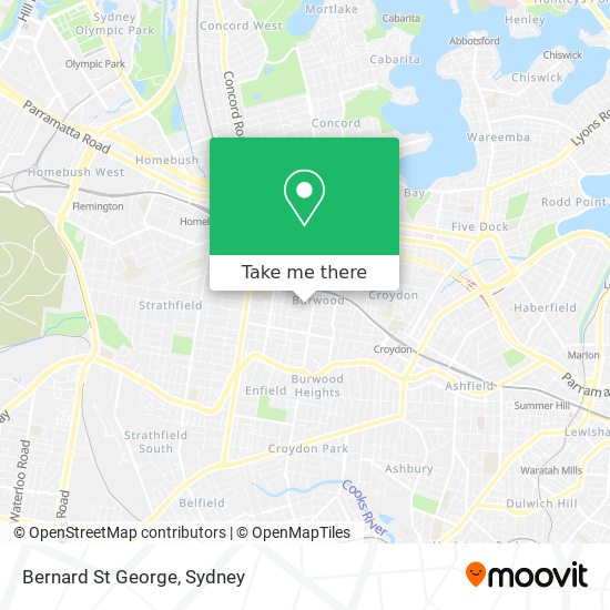 Bernard St George map