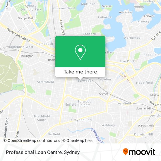 Professional Loan Centre map