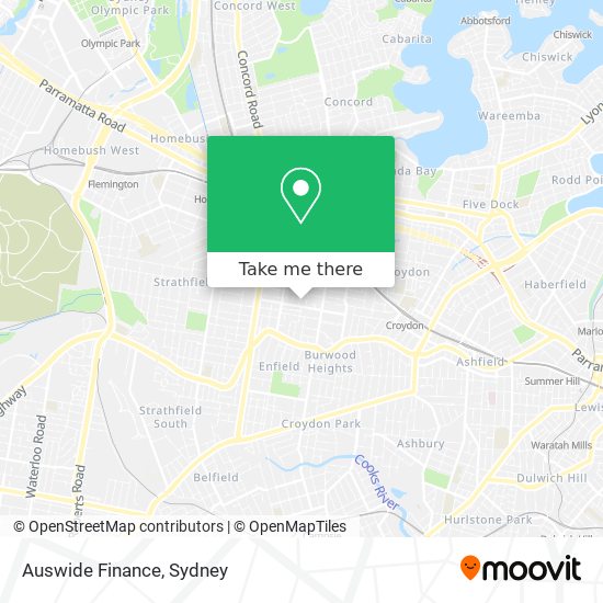 Auswide Finance map