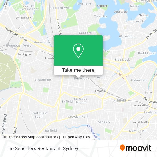 The Seasiders Restaurant map