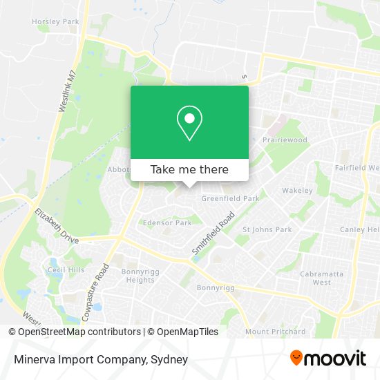 Minerva Import Company map
