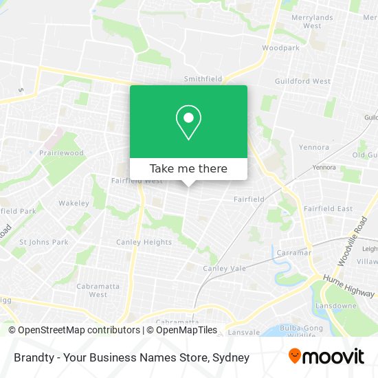 Brandty - Your Business Names Store map