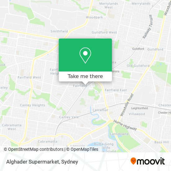 Alghader Supermarket map