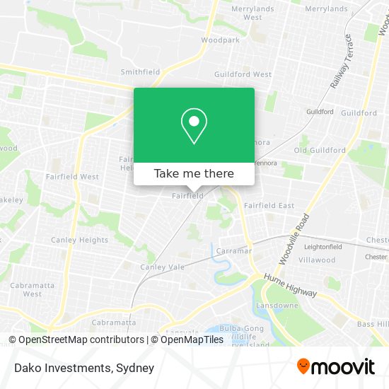 Dako Investments map