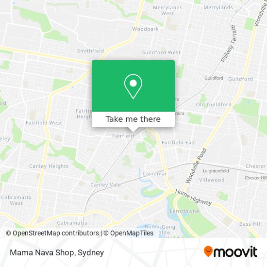 Mama Nava Shop map
