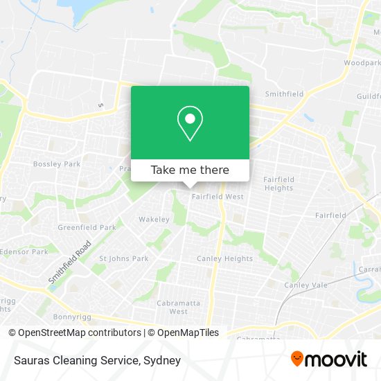 Sauras Cleaning Service map