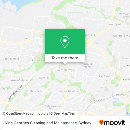 King Georges Cleaning and Maintenance map