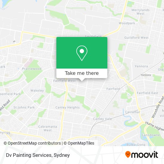 Dv Painting Services map