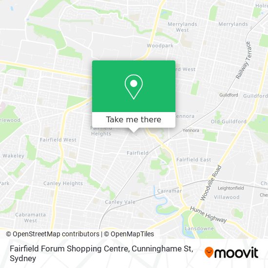 Fairfield Forum Shopping Centre, Cunninghame St map