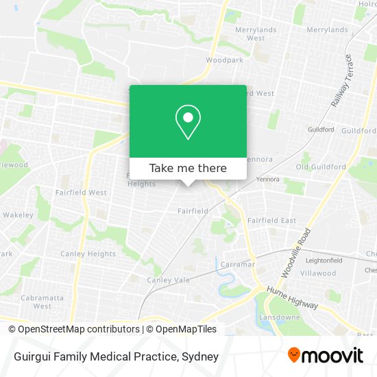 Mapa Guirgui Family Medical Practice