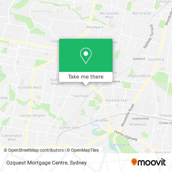 Ozquest Mortgage Centre map