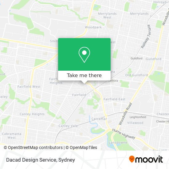 Dacad Design Service map