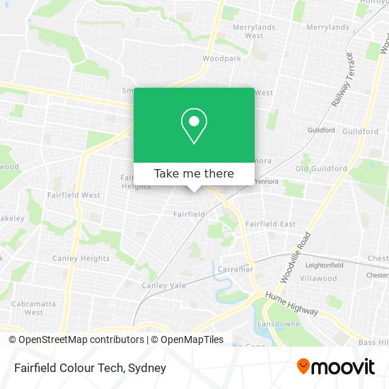 Fairfield Colour Tech map