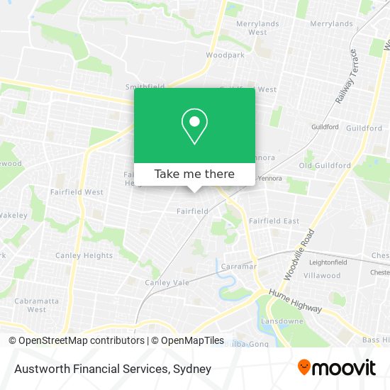 Mapa Austworth Financial Services