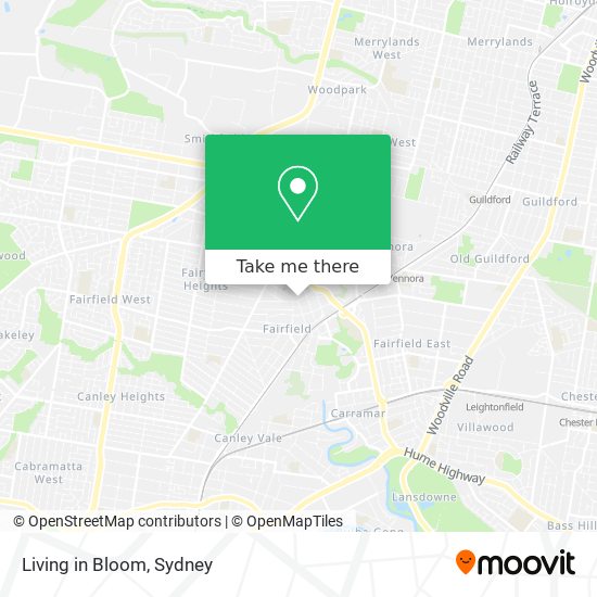 Living in Bloom map