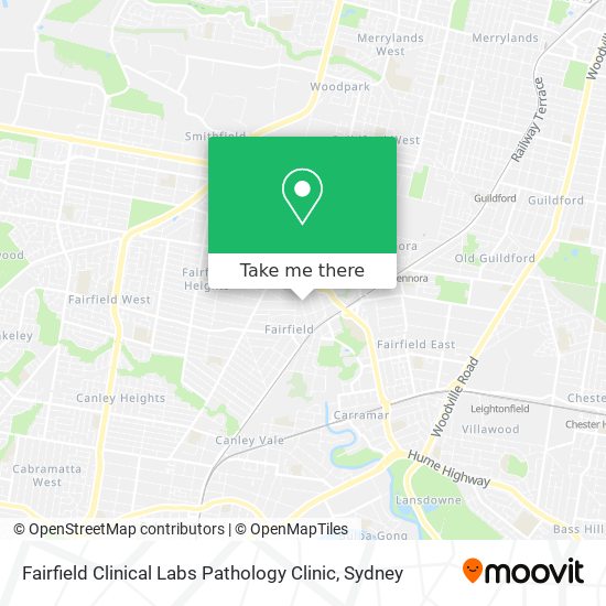 Fairfield Clinical Labs Pathology Clinic map