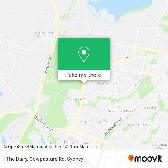 The Dairy, Cowpasture Rd map