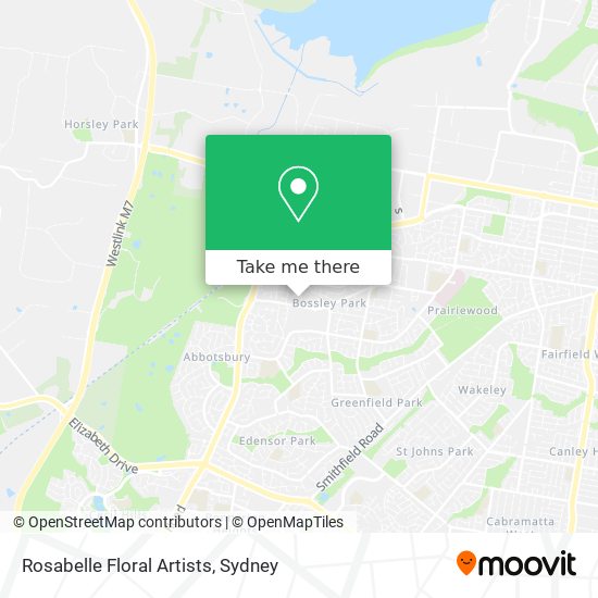 Rosabelle Floral Artists map
