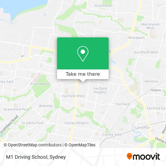 M1 Driving School map