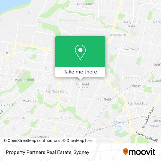 Property Partners Real Estate map